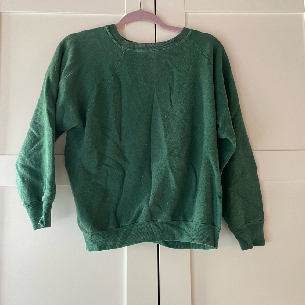 Green Crew Neck